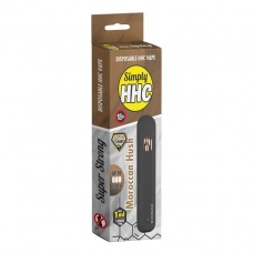 Simply HHC, Disposable Vape Pen Moroccan Hush Super Strong HHC 99%, 1ml & 2ml